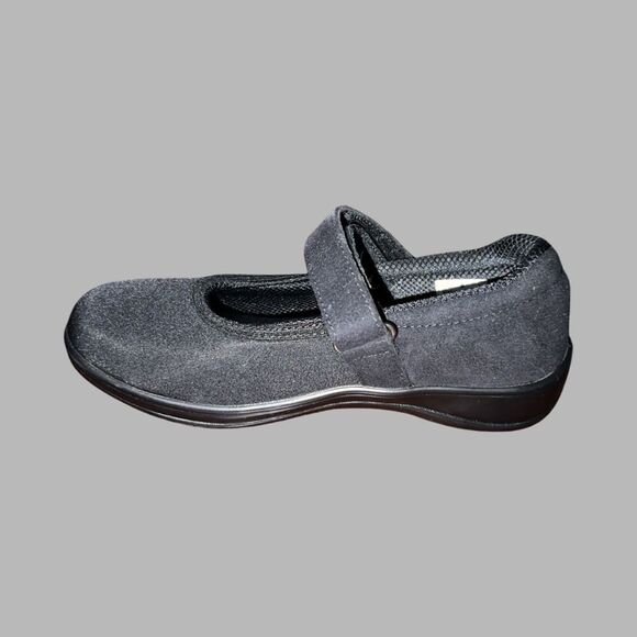 NWOB Orthofeet Springfield 827 Black Leather Mary Jane Shoes Size 8 Medium - Picture 5 of 8